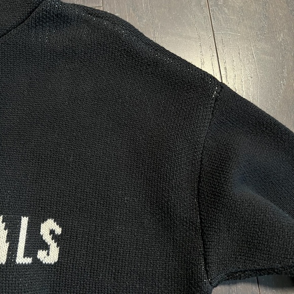 Fear of God Essentials Knit Pullover Hoodie Black XXSMALL mens xxsmall - Picture 2 of 11